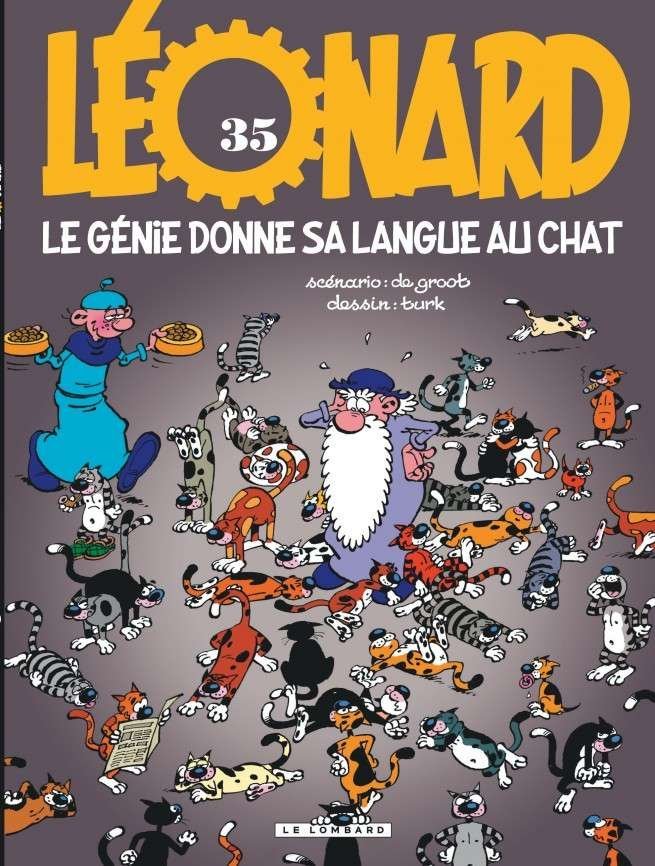 Léonard, Tome 35 : Le Génie donne sa langue au chat