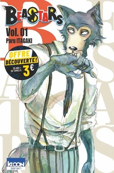 Beastars T01 à 3 euros