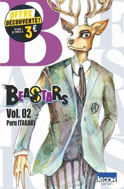 Beastars T02 à 3 euros