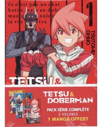 Tetsu & Doberman - Pack promo vol. 01 à 03 - édition limitée