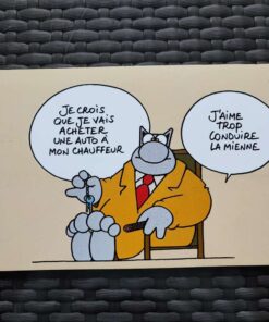 Le Chat - 3 cartons publicitaires AUDI