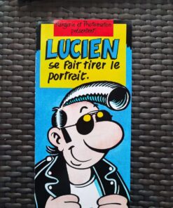 Lucien se fait tirer le portrait - Publicité, encart pour PHOTOMATON
