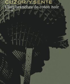 Cinq branches de coton noir