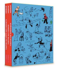 Coffret 3 volumes "Les colorisés" : Tintin en Amérique - Tintin au Congo - Tintin au pays des Soviets