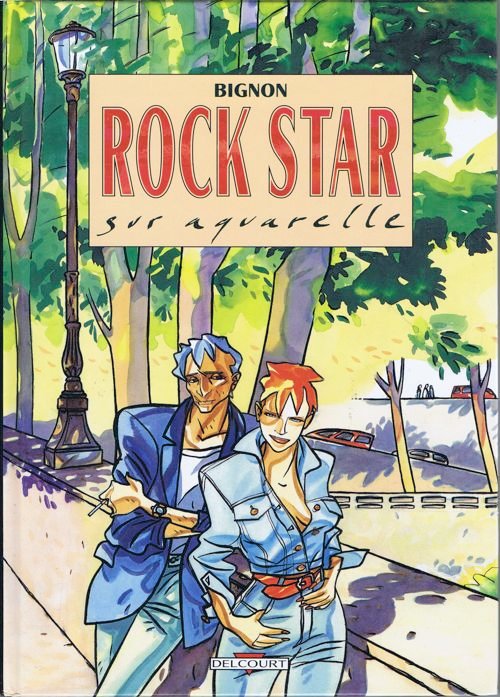 Rock Star sur aquarelle