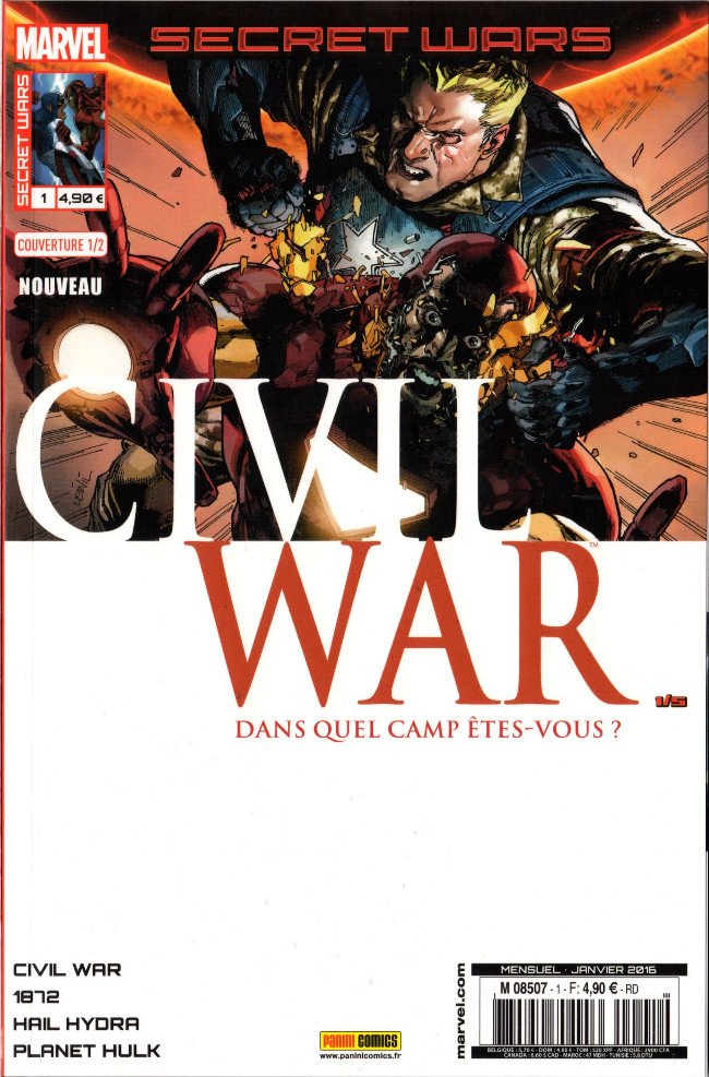 Secret Wars : Civil War Tome 1