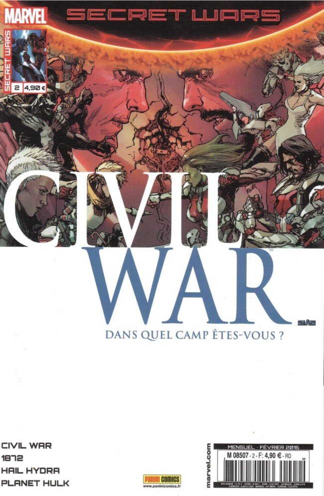 Secret Wars : Civil War Tome 2