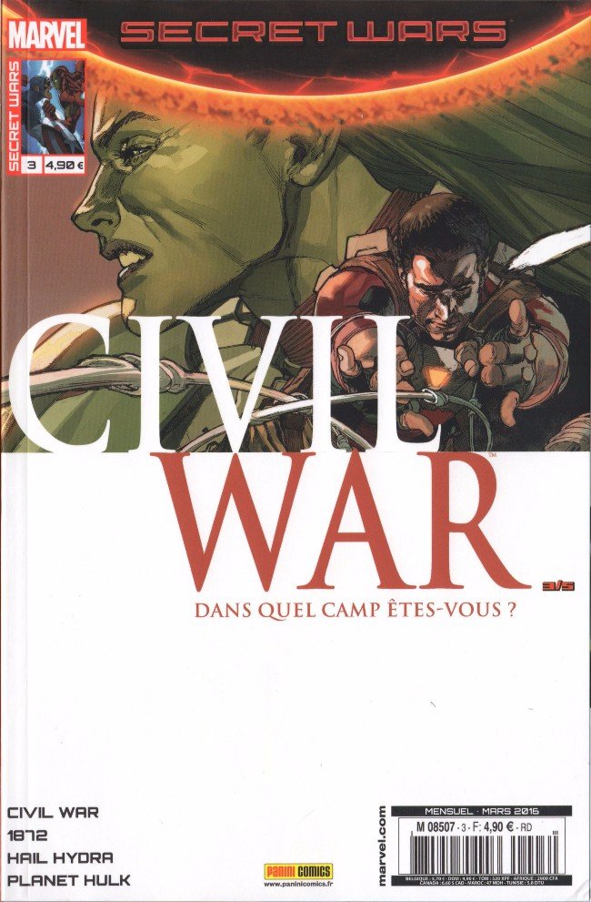 Secret Wars : Civil War Tome 3
