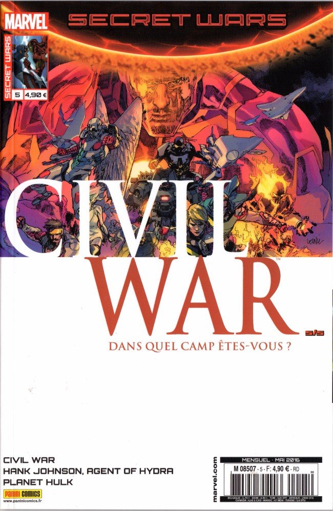 Secret Wars : Civil War Tome 5