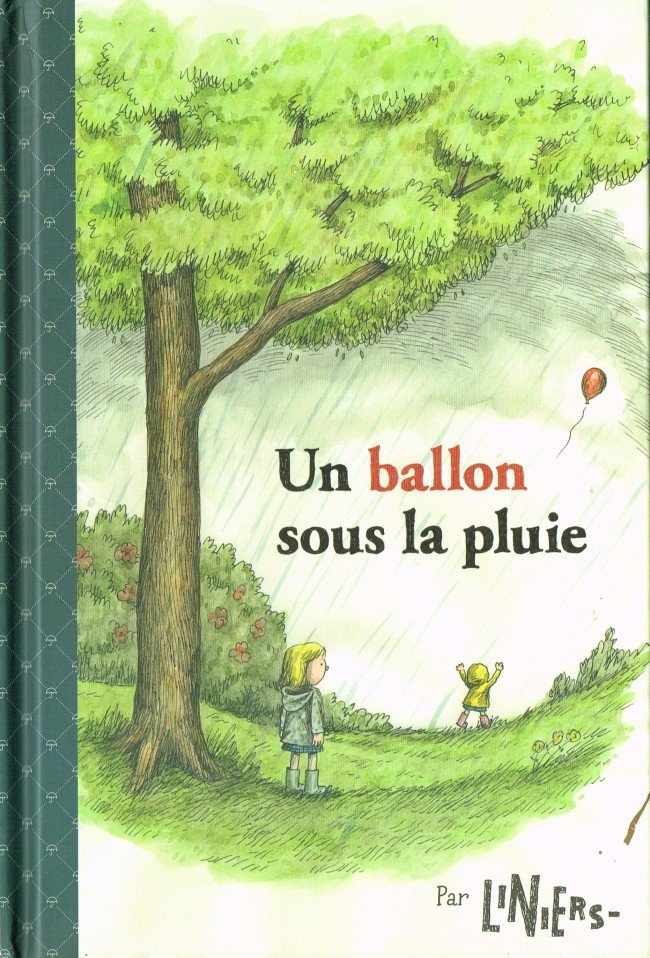 Un ballon sous la pluie