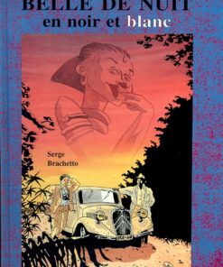 Belle de nuit en noir et blanc