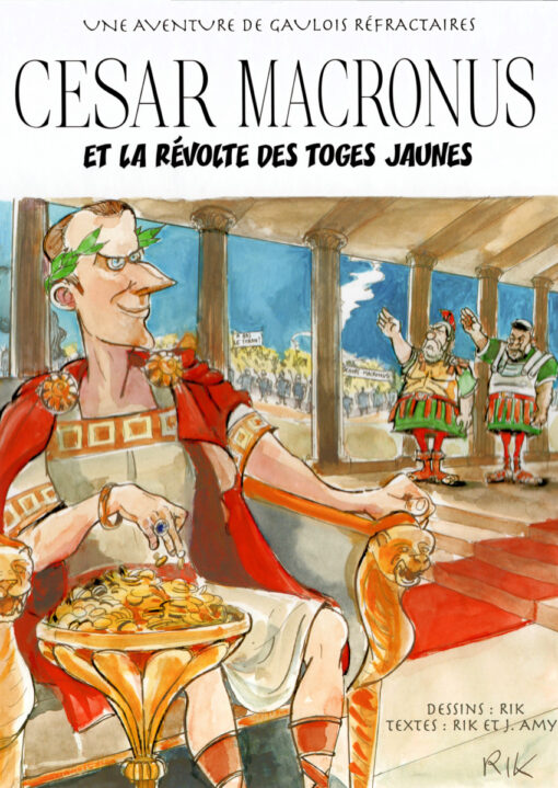César Macronus et la révolte des Toges jaunes