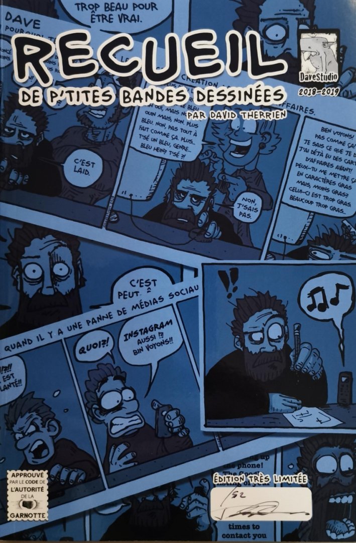 Recueil de p'tites bandes dessinées