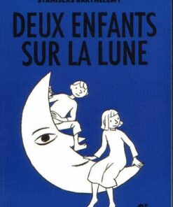 Deux enfants sur la lune