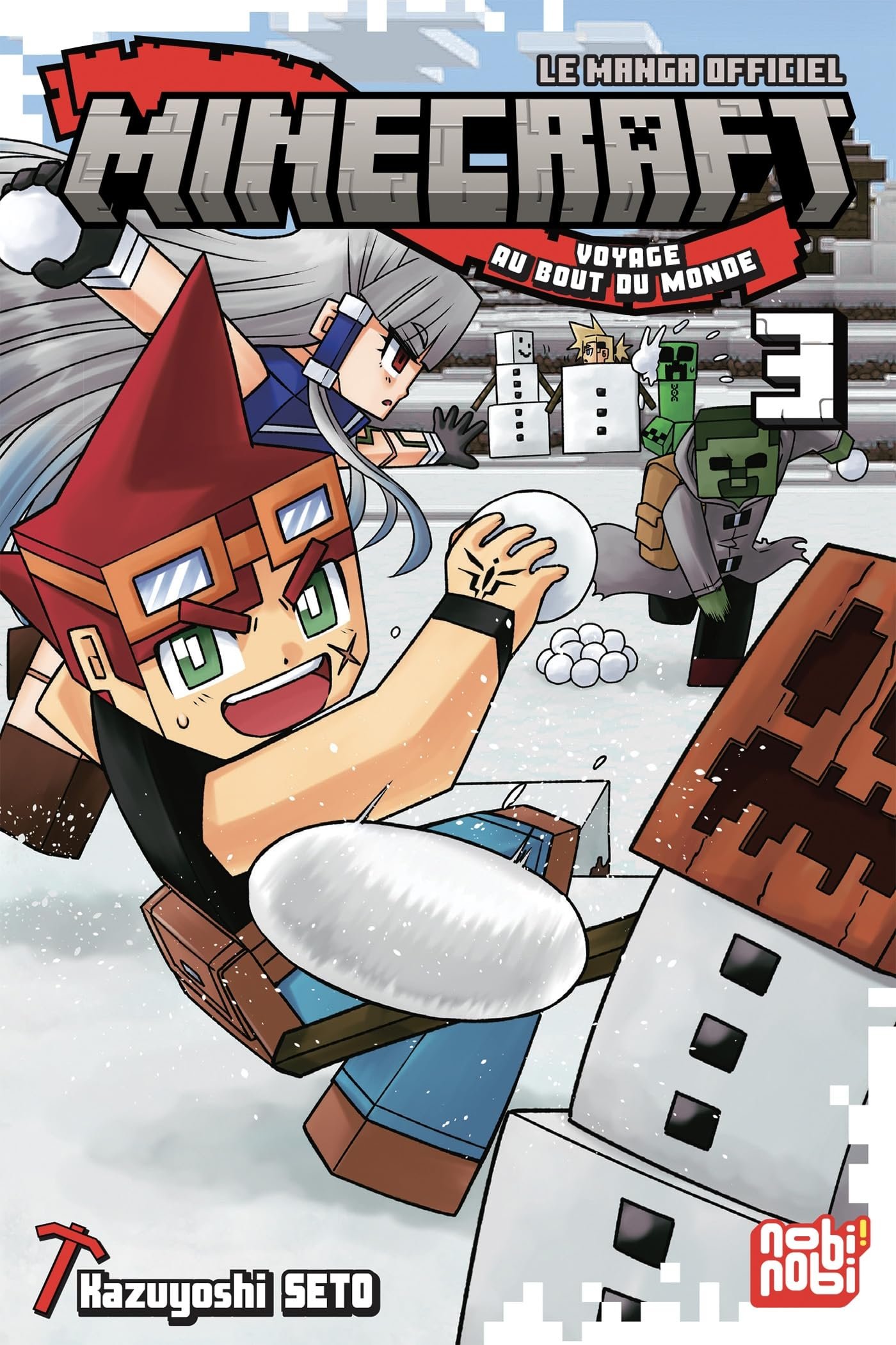 Minecraft, le manga officiel - Voyage au bout du monde T03