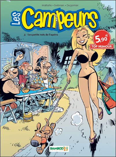 Les campeurs T3 Top Humour - Eric Maltaite - Bamboo Eds - cartonné - Bande dessinée