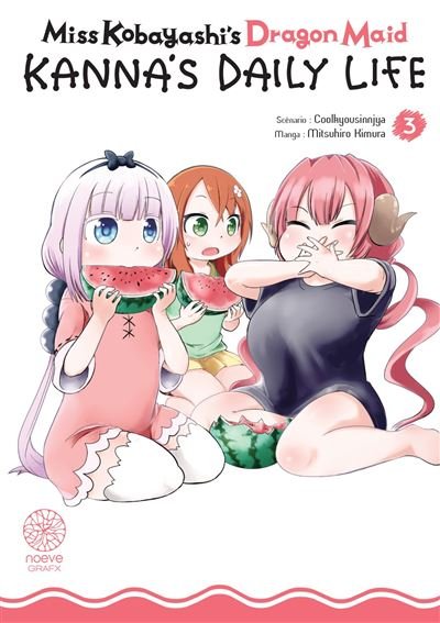 Miss Kobayashi's Dragon Maid - Kanna's Daily Life - Tome 03 - Mitsuhiro Kimura - Noeve Grafx - broché - Manga