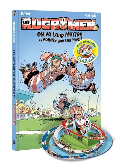 Les Rugbymen - tome 01 + ring challenge On va leur mettre les poings sur les yeux ! -  Béka - Bamboo Eds - cartonné - Bande dessinée
