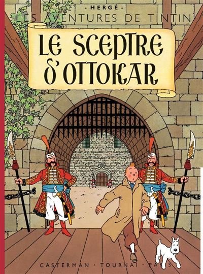 Le Sceptre d'Ottokar Fac similé couleur de l'édition de 1939 -  Hergé - Casterman - cartonné - Bande dessinée