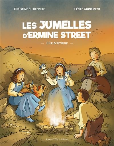 Les jumelles d'Ermine Street L'île d'Utopie - Christine D'Erceville - Tequi - broché - Bande dessinée jeunesse