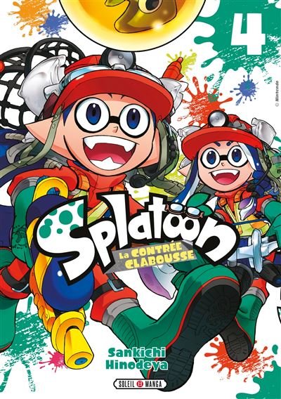 Splatoon la contrée Clabousse - Tome 04 -  Nintendo - Soleil - broché - Manga