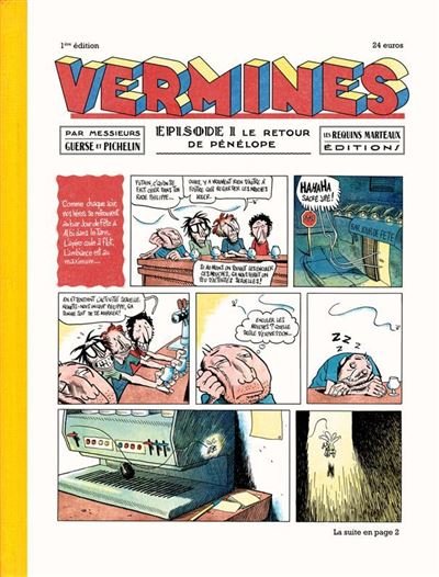 Vermines Episode 1: le Retour de Pénélope -  Pichelin - Requins Marteaux - relié - Bande dessinée