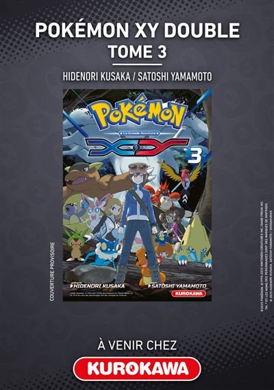 Pokémon XY Double - tome 3 - Hidenori Kusaka - Kurokawa Eds - Poche - Manga