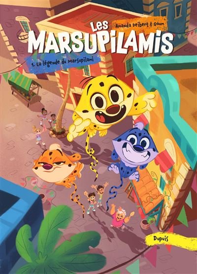 Les Marsupilamis - Tome 1 - La légende du Marsupilami - Amanda Deibert - Dupuis Jeunesse - broché - Bande dessinée jeunesse